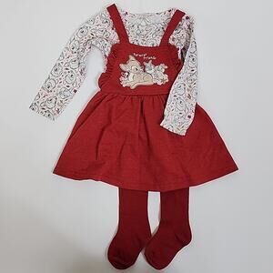18M NWT Disney Bambi Dress Outfit